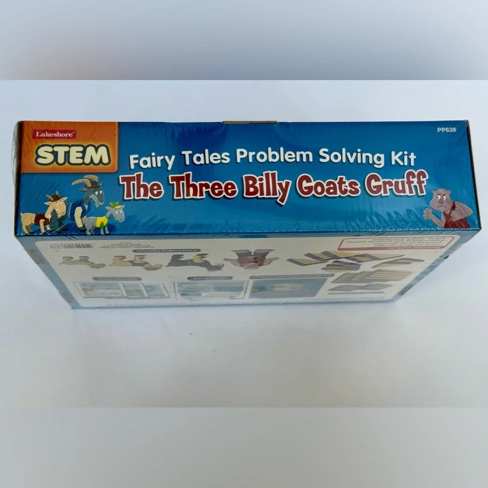 Scholastic STEM: Fairy Tale Problems Solving Kit The Three Billy Goats Gruff - Picture 2 of 3